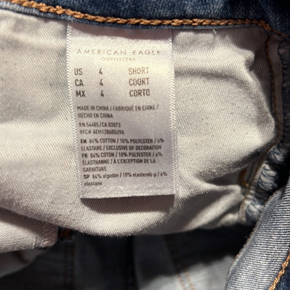American eagle jeans size 4 medium wash - Picture 2 of 2